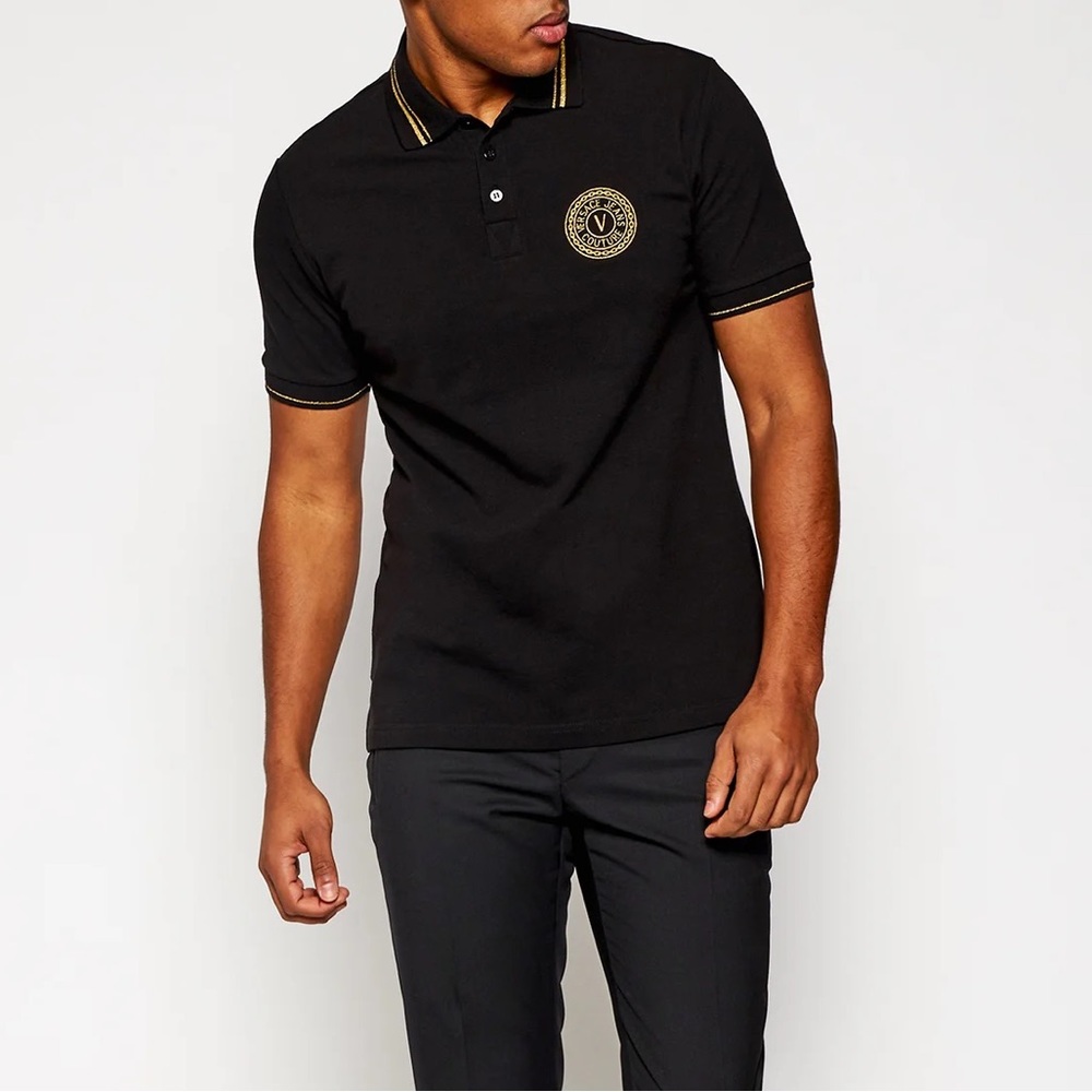 Versace Jeans Couture (OWO)
logo-patch polo shirt BLACK/GOLD